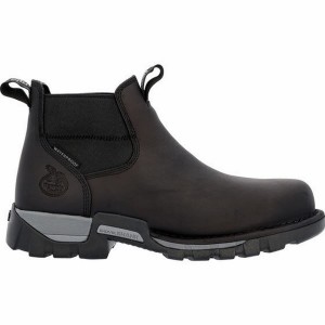 Μποτακια Chelsea Georgia Boot Eagle One Steel toe αδιαβροχα ανδρικα μαυρα | LG0965483