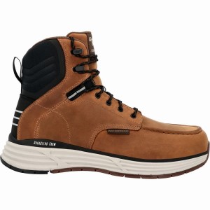 Μποτακια Εργασιασ Georgia Boot DuraBlend Sport Composite toe αδιαβροχα ανδρικα καφε | VK5203746