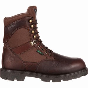 Μποτακια Εργασιασ Georgia Boot Homeland αδιαβροχα 600G Insulated ανδρικα καφε | BL6893275