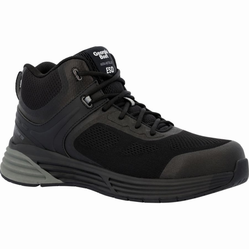 Παπουτσια Εργασιασ Georgia Boot DuraBlend Sport Composite toe Αθλητικά Hi-Top ανδρικα μαυρα | MA7425318