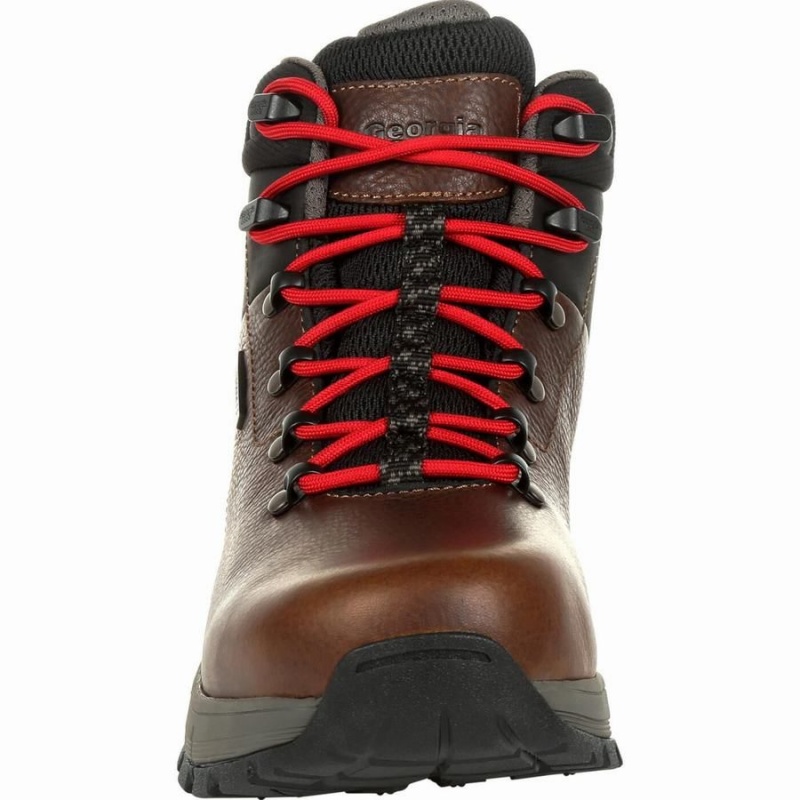 Μποτακια Ορειβατικα Georgia Boot Eagle Trail Alloy toe αδιαβροχα ανδρικα καφε | ZJ2859016