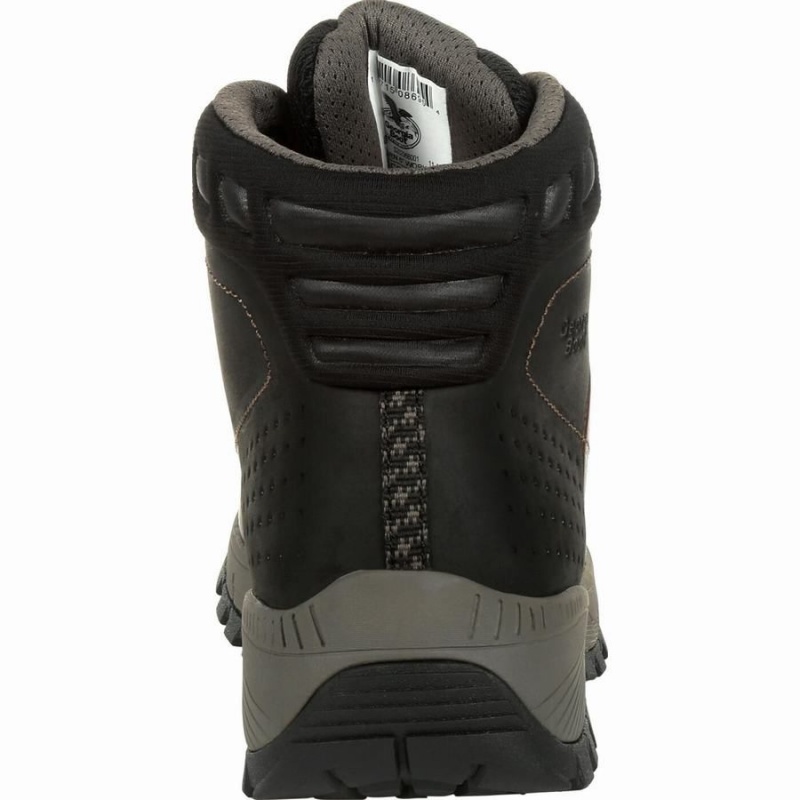 Μποτακια Ορειβατικα Georgia Boot Eagle Trail Alloy toe αδιαβροχα ανδρικα καφε | ZJ2859016