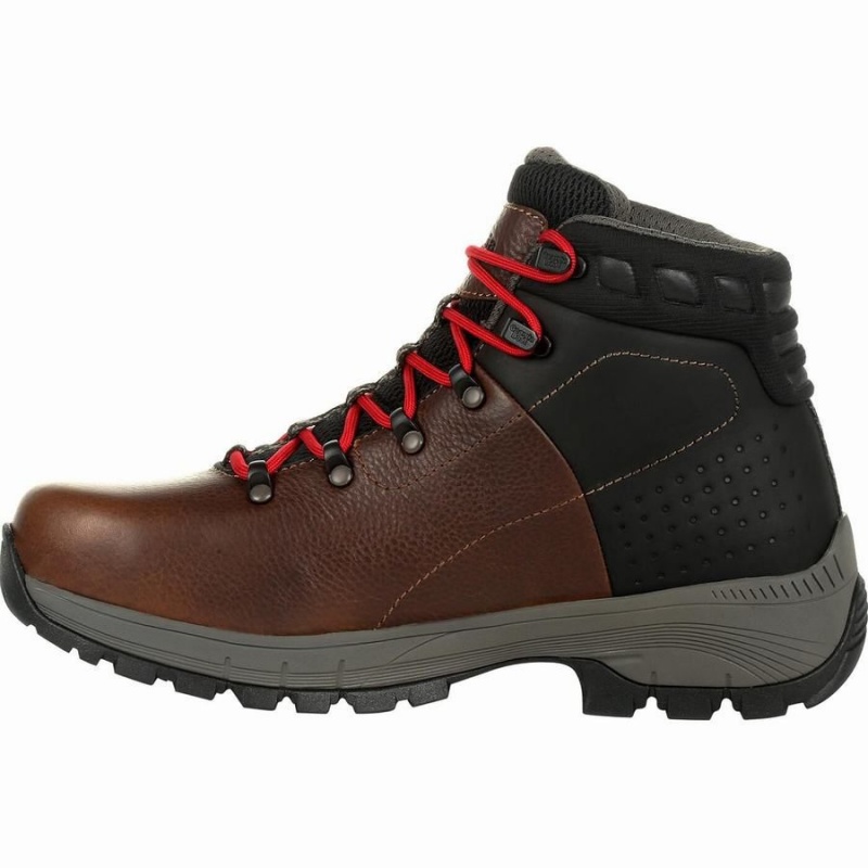 Μποτακια Ορειβατικα Georgia Boot Eagle Trail Alloy toe αδιαβροχα ανδρικα καφε | ZJ2859016