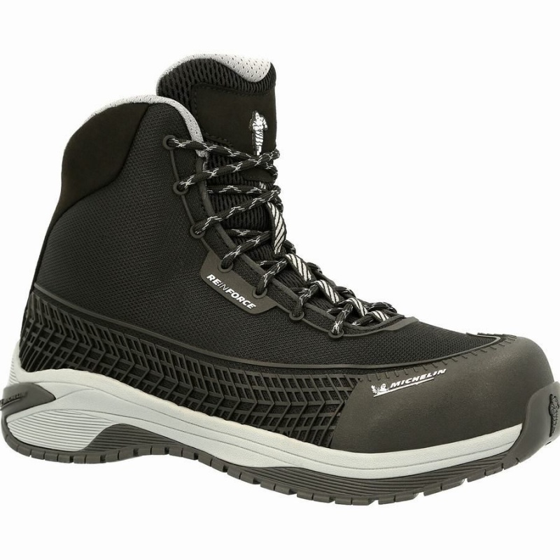 Παπουτσια Εργασιασ Georgia Boot Michelin® Latitude Tour Alloy toe Αθλητικά High Top ανδρικα μαυρα | UH3095682