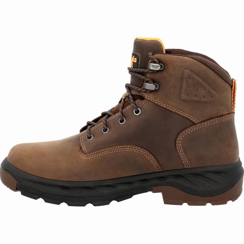 Μποτακια Εργασιασ Georgia Boot OT Alloy toe αδιαβροχα ανδρικα καφε | EA4539702