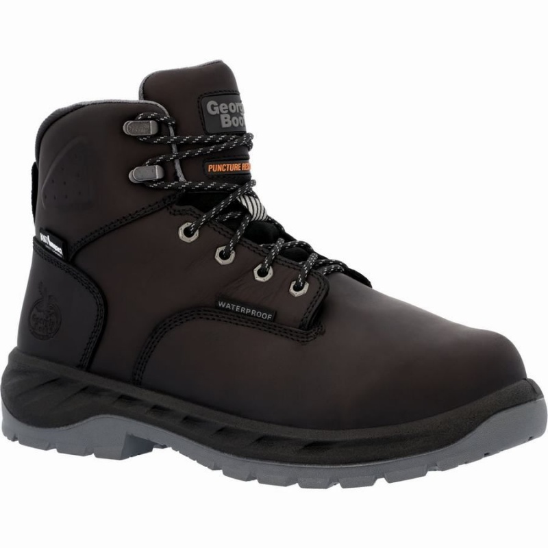 Μποτακια Εργασιασ Georgia Boot OT Internal Metatarsal Alloy toe Puncture Resistant ανδρικα μαυρα | MI8974513